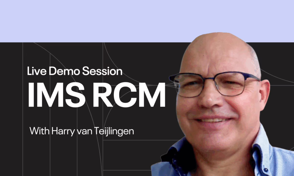 Cenosco's Live Demo Session RCM Cenosco's Live Demo Session IMS RCM